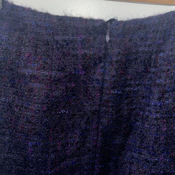 Talbots Purple Women’s Wool Skirt Size 4 - Picture 6 of 8